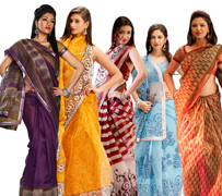 Five Super Net Saree Combo